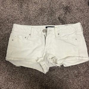 White American Eagle Jean Shorts